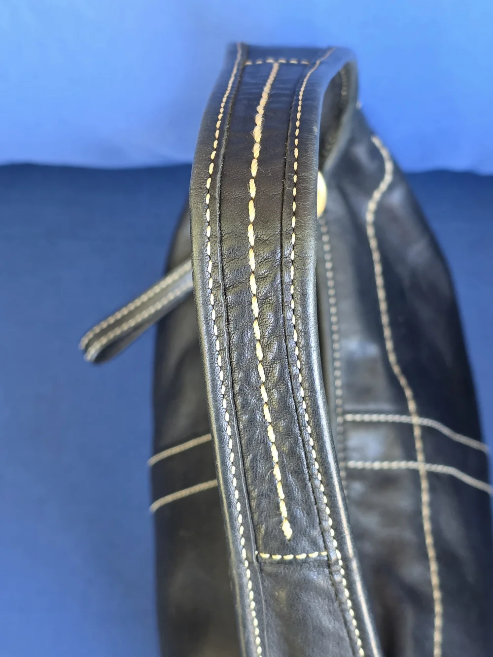 Coach 10739 Black Leather Mini Ergo Hobo Shoulder Bag Y2K - Picture 3 of 16